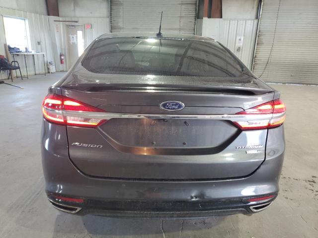 3FA6P0D90JR163253 - 2018 FORD FUSION TITANIUM/PLATINUM GRAY photo 6