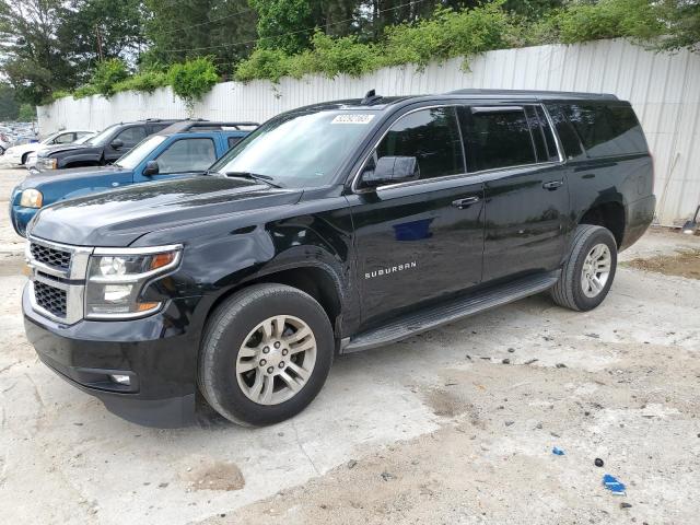 1GNSCHKC8GR243672 - 2016 CHEVROLET SUBURBAN C1500 LT BLACK photo 1