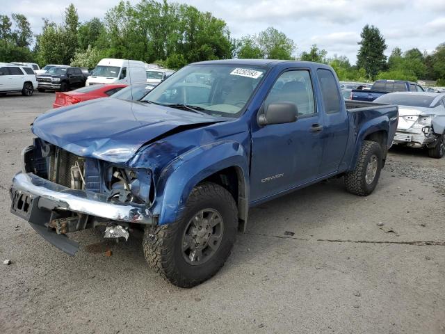 1GTDS196958131509 - 2005 GMC CANYON BLUE photo 1