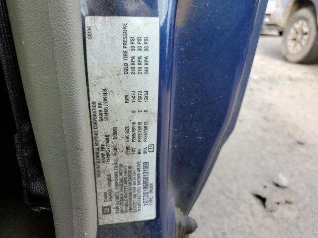 1GTDS196958131509 - 2005 GMC CANYON BLUE photo 12