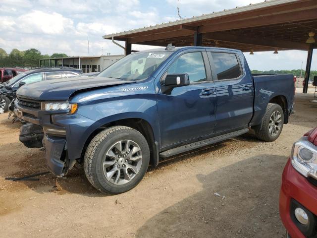 1GCPWDED2MZ145381 - 2021 CHEVROLET SILVERADO C1500 RST BLUE photo 1