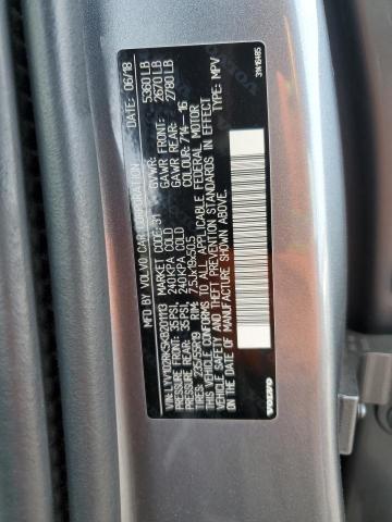 LYV102RK5KB201113 - 2019 VOLVO XC60 T5 GRAY photo 14