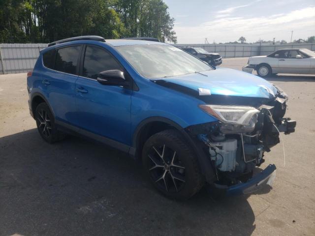 JTMNFREV4JJ734794 - 2018 TOYOTA RAV4 SE BLUE photo 4