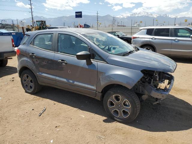 MAJ6S3FLXKC309408 - 2019 FORD ECOSPORT S GRAY photo 4