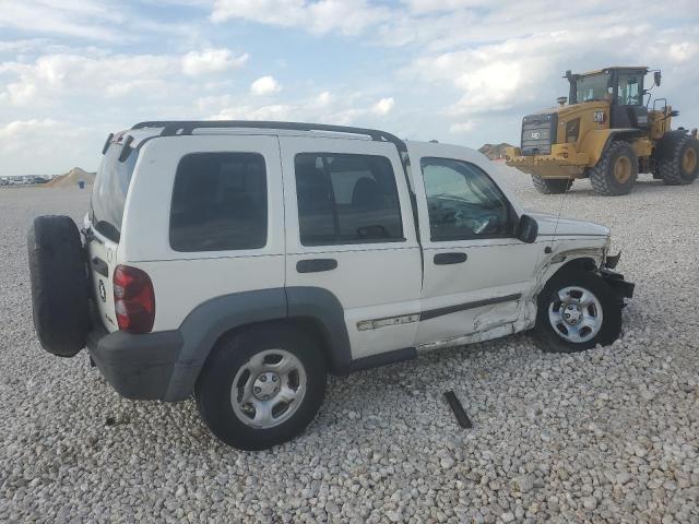 1J4GL48K26W270186 - 2006 JEEP LIBERTY SPORT WHITE photo 3