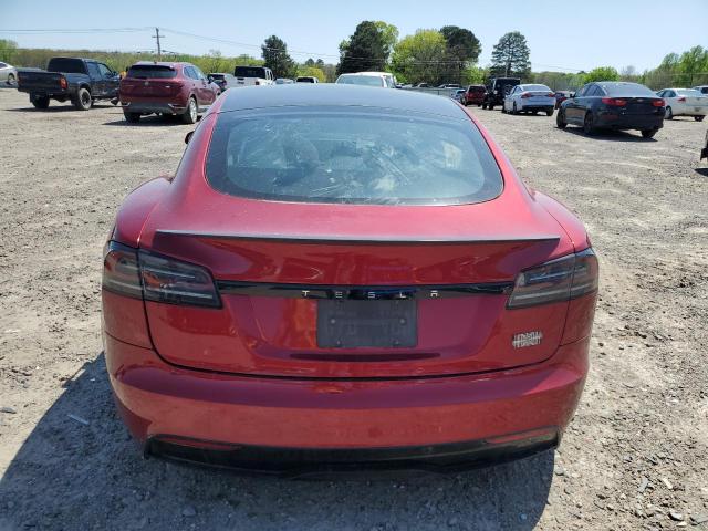5YJSA1E63PF525252 - 2023 TESLA MODEL S 红色 照片 6