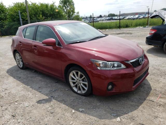 JTHKD5BH4C2067222 - 2012 LEXUS CT 200 RED photo 4