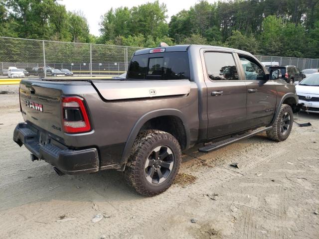 1C6SRFLT1KN670693 - 2019 RAM 1500 REBEL GRAY photo 3