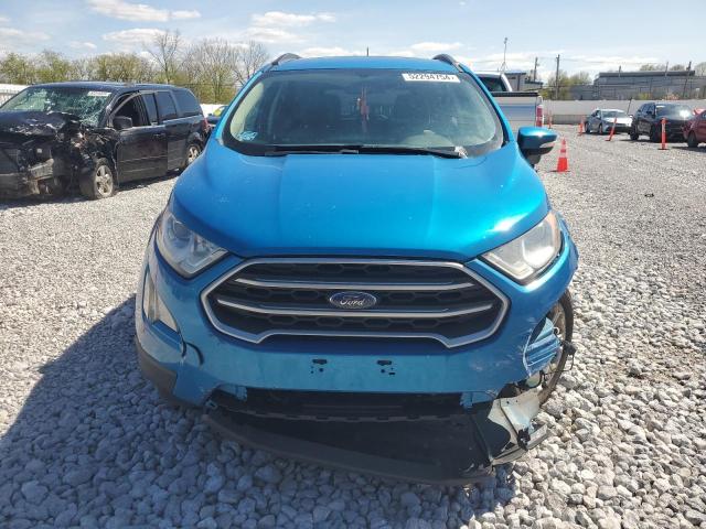 MAJ6P1UL8JC219519 - 2018 FORD ECOSPORT SE BLUE photo 5