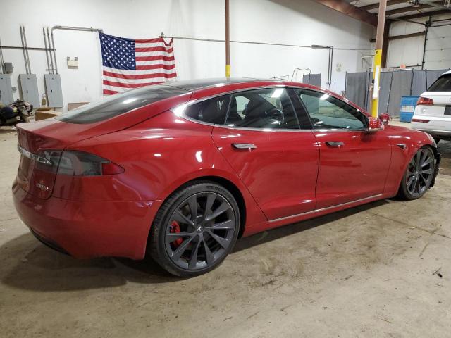 5YJSA1E43JF239696 - 2018 TESLA MODEL S 红色 照片 3