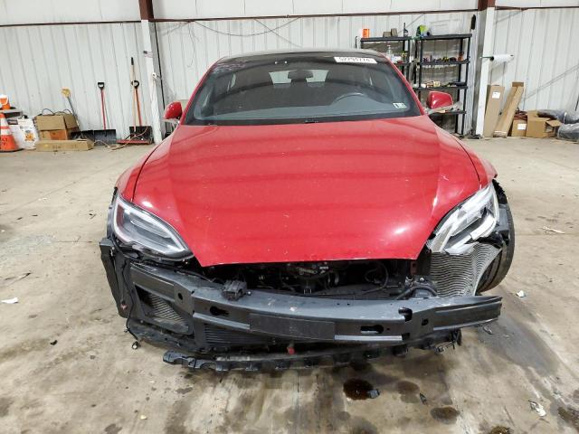 5YJSA1E43JF239696 - 2018 TESLA MODEL S 红色 照片 5