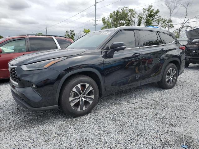 5TDGZRAHXNS555782 - 2022 TOYOTA HIGHLANDER XLE 黑色 照片 1