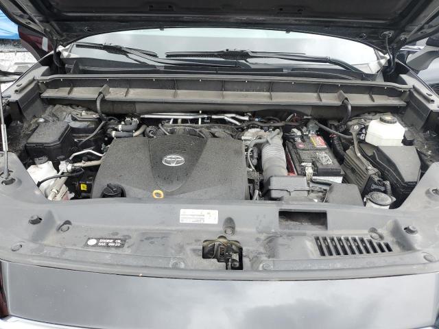 5TDGZRAHXNS555782 - 2022 TOYOTA HIGHLANDER XLE 黑色 照片 12