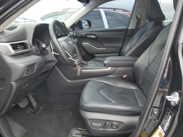 5TDGZRAHXNS555782 - 2022 TOYOTA HIGHLANDER XLE 黑色 照片 7