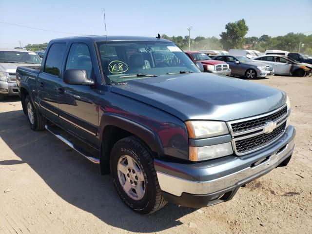 2GCEK13Z071154349 - 2007 CHEVROLET SILVERADO K1500 CLASSIC CREW CAB BLUE photo 1