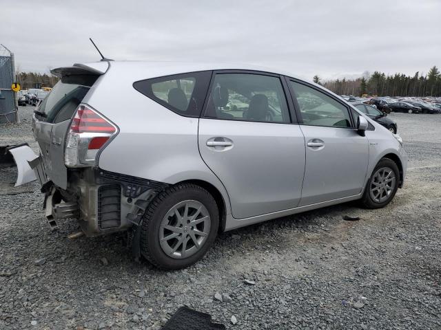 JTDZN3EU8JJ074736 - 2018 TOYOTA PRIUS V SILVER photo 3