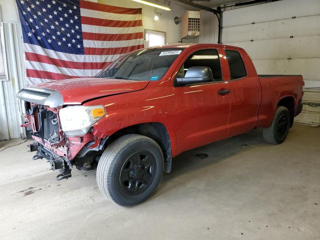 5TFUM5F14HX073040 - 2017 TOYOTA TUNDRA DOUBLE CAB SR/SR5 RED photo 1