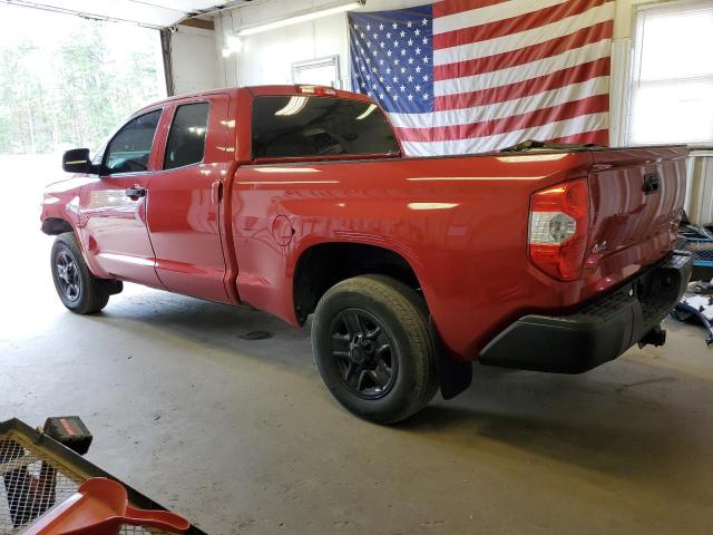 5TFUM5F14HX073040 - 2017 TOYOTA TUNDRA DOUBLE CAB SR/SR5 RED photo 2