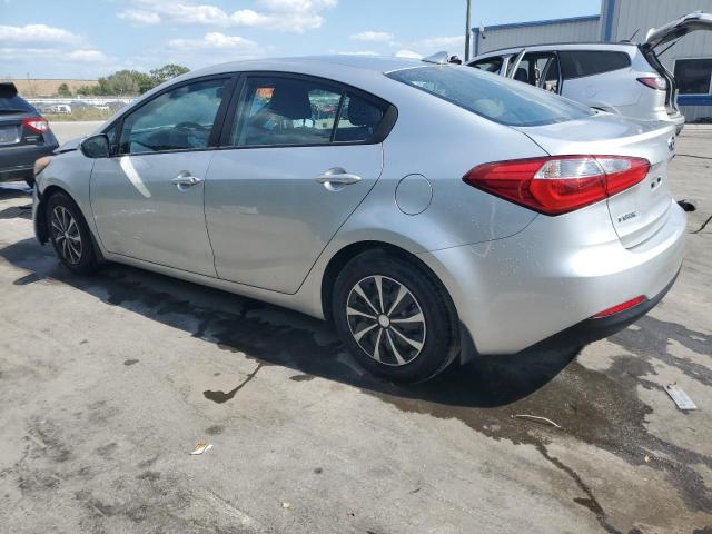 KNAFK4A62F5298848 - 2015 KIA FORTE LX SILVER photo 2