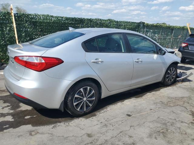 KNAFK4A62F5298848 - 2015 KIA FORTE LX SILVER photo 3