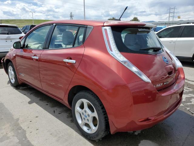 JN1AZ0CP6CT018415 - 2012 NISSAN LEAF SV RED photo 2