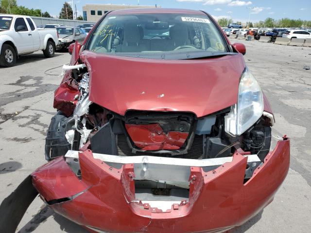 JN1AZ0CP6CT018415 - 2012 NISSAN LEAF SV RED photo 5