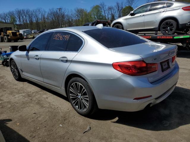 WBAJA7C5XKG911123 - 2019 BMW 530 XI SILVER photo 2