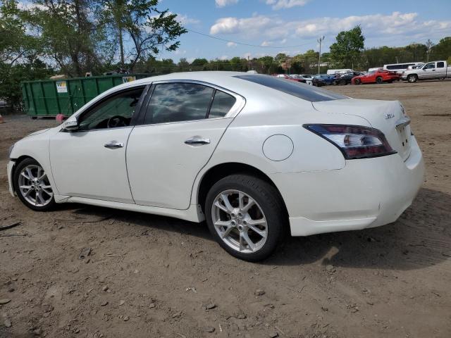 1N4AA5AP2EC484551 - 2014 NISSAN MAXIMA S WHITE photo 2