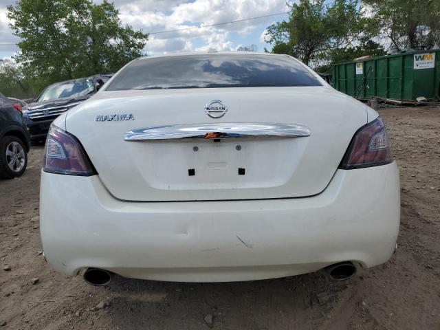 1N4AA5AP2EC484551 - 2014 NISSAN MAXIMA S WHITE photo 6