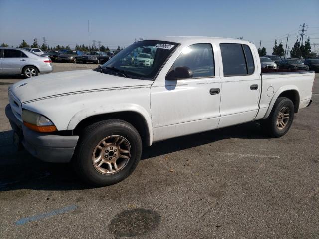 1D7HL38X73S275313 - 2003 DODGE DAKOTA QUAD SPORT WHITE photo 1