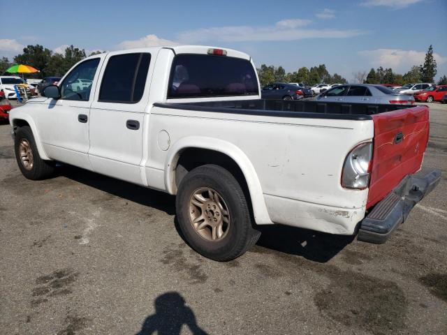 1D7HL38X73S275313 - 2003 DODGE DAKOTA QUAD SPORT WHITE photo 2