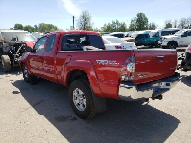 5TFTU4GNXDX048709 - 2013 TOYOTA TACOMA PRERUNNER ACCESS CAB RED photo 2