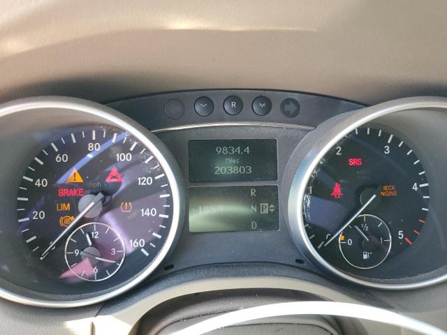 4JGBB22E18A304608 - 2008 MERCEDES-BENZ ML 320 CDI WHITE photo 9