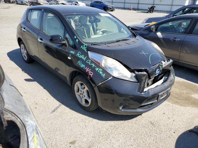 JN1AZ0CPXBT008212 - 2011 NISSAN LEAF SV BLACK photo 4