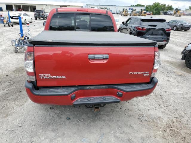 3TMJU4GN8BM119643 - 2011 TOYOTA TACOMA DOUBLE CAB PRERUNNER RED photo 6