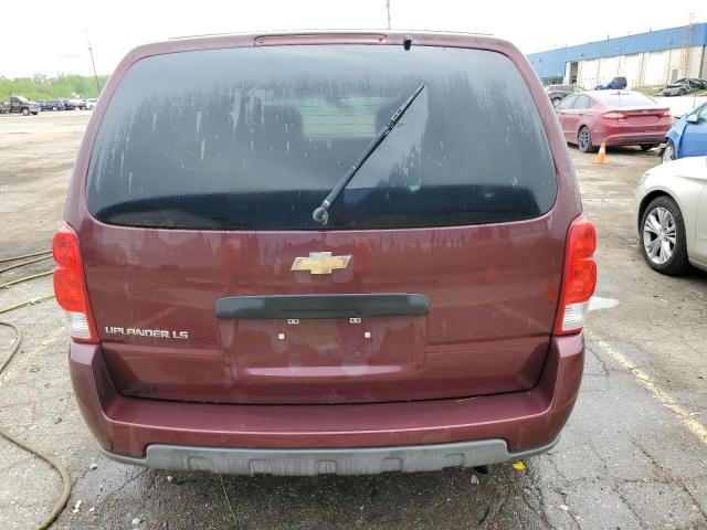 1GNDU23157D172363 - 2007 CHEVROLET UPLANDER LS 勃艮第红 照片 6