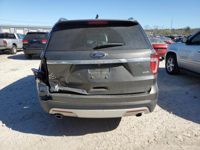 1FM5K8D8XHGC50097 - 2017 FORD EXPLORER XLT CHARCOAL photo 6