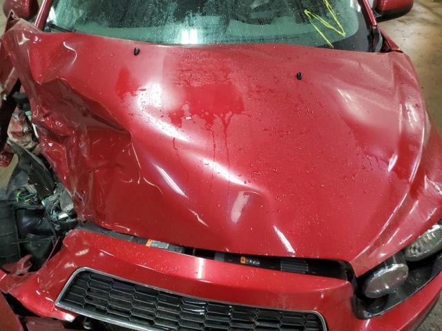 1G1JC5SB4F4178236 - 2015 CHEVROLET SONIC LT RED photo 11