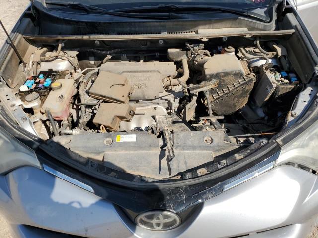 2T3WFREV2HW367054 - 2017 TOYOTA RAV4 XLE SILVER photo 11