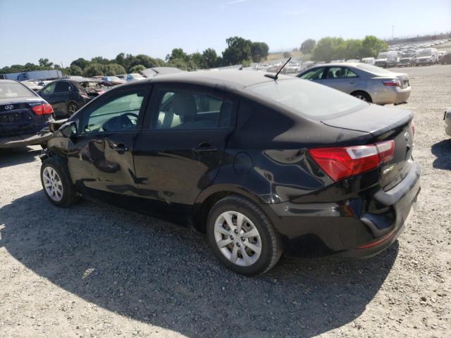 KNADN4A32H6040413 - 2017 KIA RIO EX BLACK photo 2