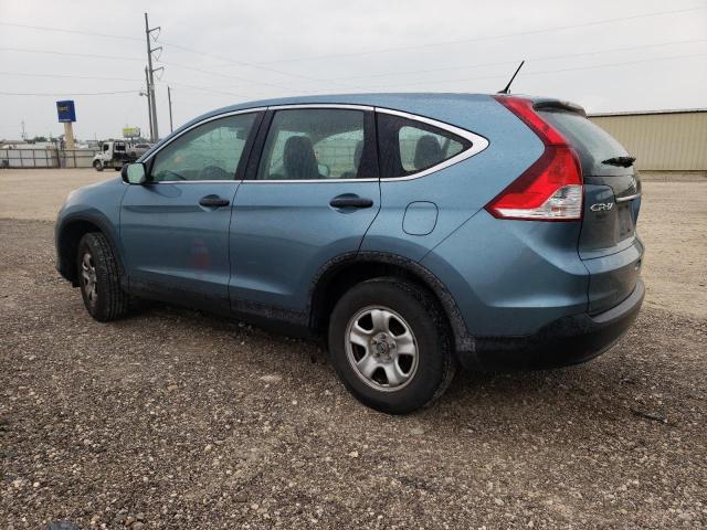 5J6RM3H32DL030062 - 2013 HONDA CR-V LX BLUE photo 2