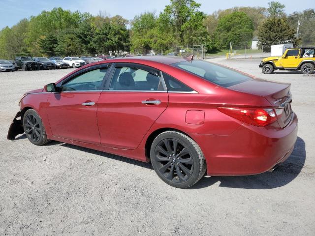 5NPEC4AC0BH117791 - 2011 HYUNDAI SONATA SE RED photo 2