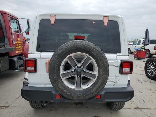 1C4HJXEG0NW240264 - 2022 JEEP WRANGLER U SAHARA WHITE photo 6
