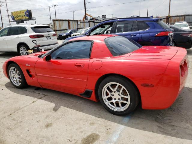 1G1YY12S325118610 - 2002 CHEVROLET CORVETTE Z06 RED photo 2