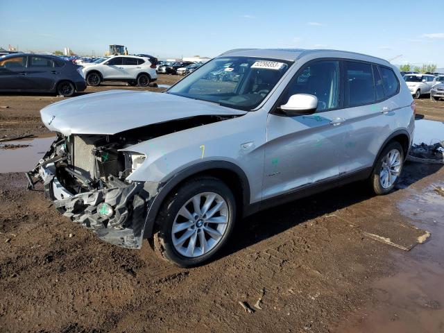 5UXWX9C54E0D11196 - 2014 BMW X3 XDRIVE28I SILVER photo 1