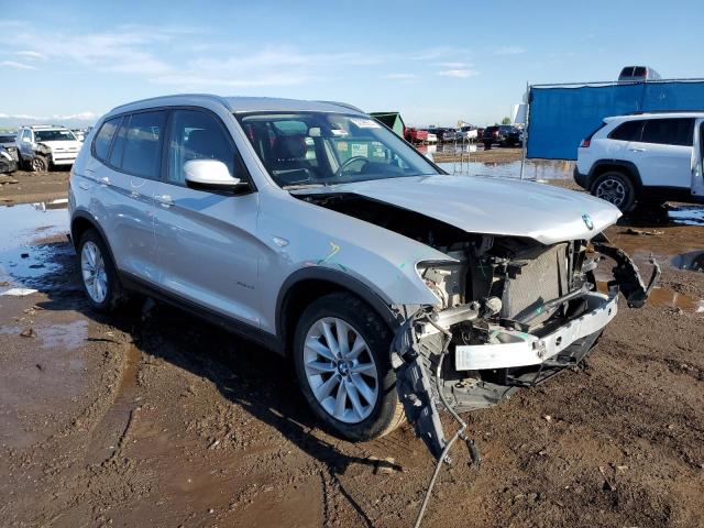 5UXWX9C54E0D11196 - 2014 BMW X3 XDRIVE28I SILVER photo 4