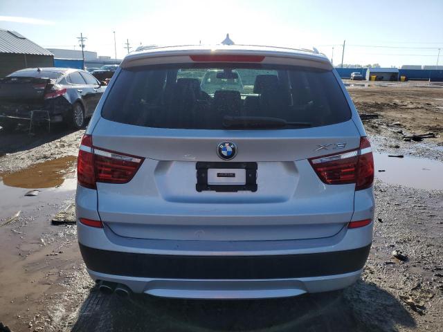 5UXWX9C54E0D11196 - 2014 BMW X3 XDRIVE28I SILVER photo 6