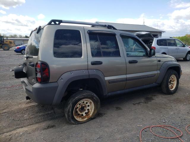 1J4GL38K25W632476 - 2005 JEEP LIBERTY RENEGADE 棕色 照片 3