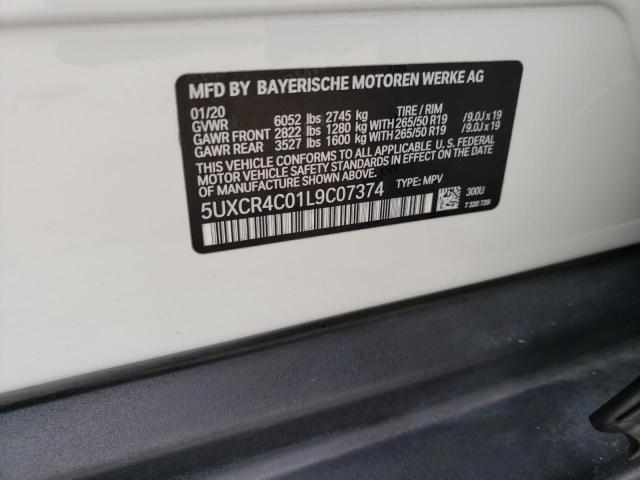 5UXCR4C01L9C07374 - 2020 BMW X5 SDRIVE 40I WHITE photo 12