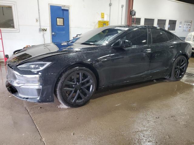 5YJSA1E58NF478370 - 2022 TESLA MODEL S BLACK photo 1